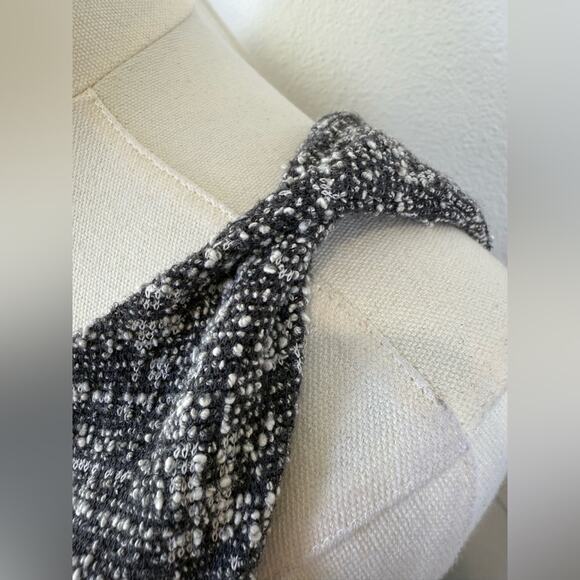 M.M. Lafleur "The Lydia" Twist Strap Boucle Tweed Sheath Dress Size 8 - Picture 6 of 13